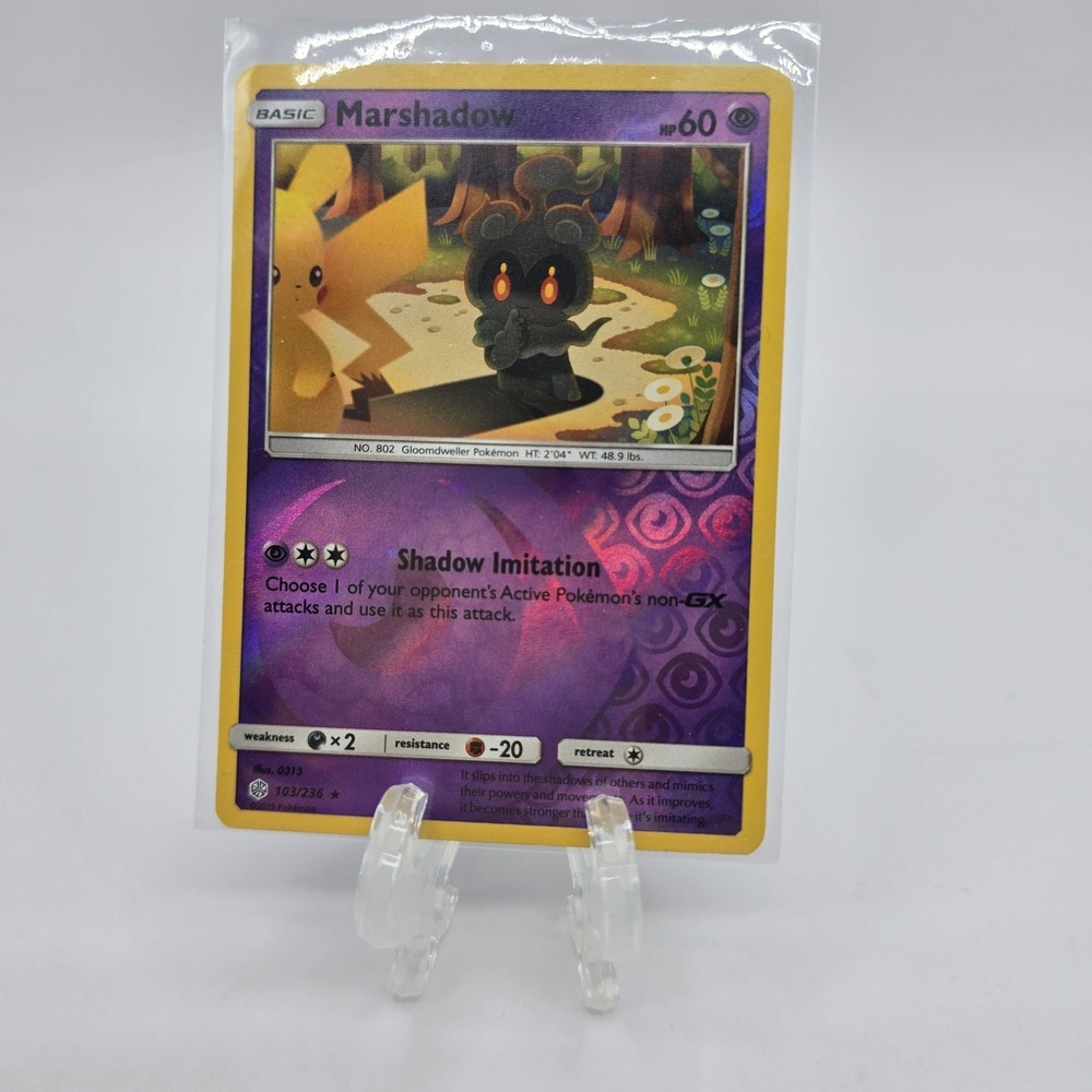 Pokémon Marshadow 103/236‎ Reverse Holo Rare Cosmic Eclipse